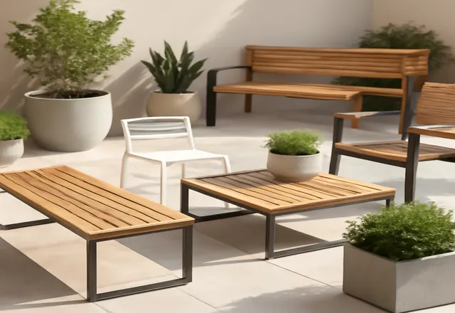 Benches, Planters and Furniture