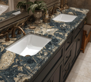 Custom Edge Profile Granite Tops