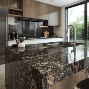 Polished Granite Kitchen Platform