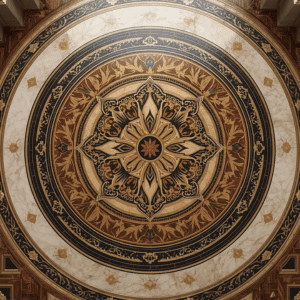 Medallion Inlay Flooring