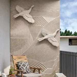Exterior Stone Mural