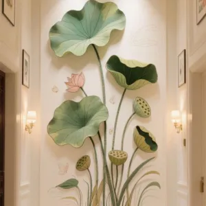 Floral Stone Artwork