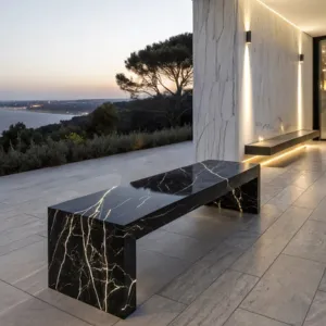 Granite Outdoor Bench