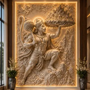 Hanuman Stone Mural