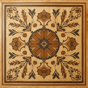 Floral Inlay Design
