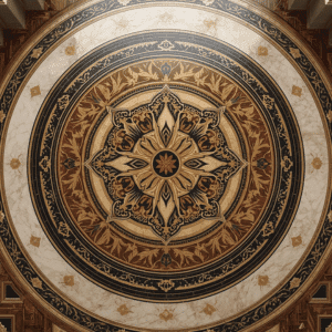 Medallion Inlay Flooring