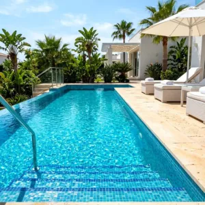 Blue Mosaic Pool Tile