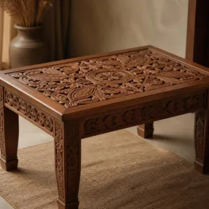 Carved Mandir Table