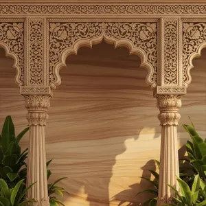 Carved Stone Arch