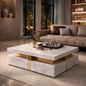 Coffee Marble Table Top